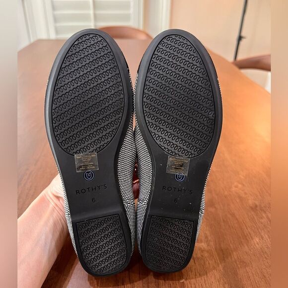 Rothy’s The Loafer Gray Mist Cap Toe Knit Flats Women’s Shoes Size 6 Eco Comfort - Picture 4 of 8